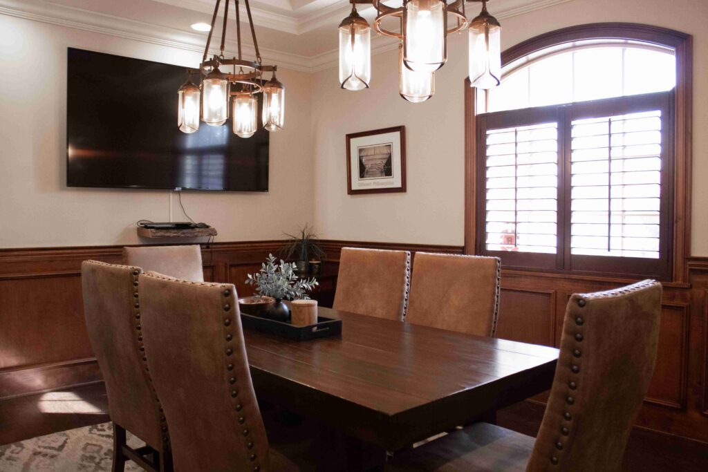 Commercial office space construction